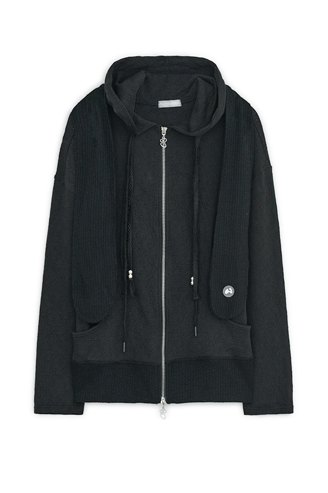 Togging hoodie zip-up (Black)