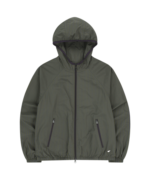 CHECK WINDBREAKER MUD KHAKI